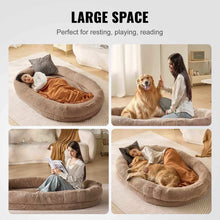 Giant Human Dog Bed - 72" Washable for Adults & Large Dogs