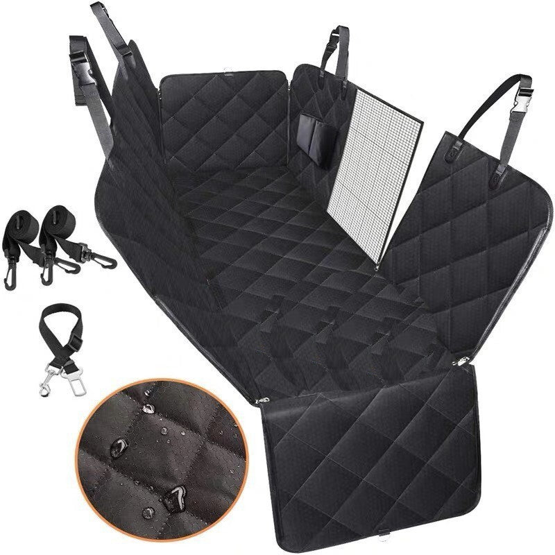 Back Seat Dog Car Cover Pet Hammock Safety Protector Mat