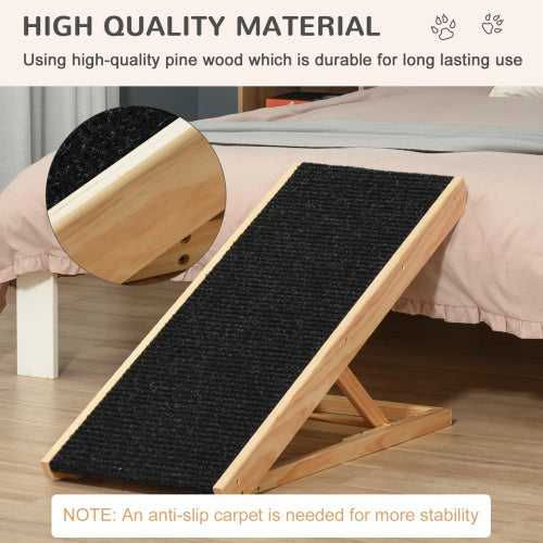 Elevated Pet Ramp - Height Adjustable Foldable