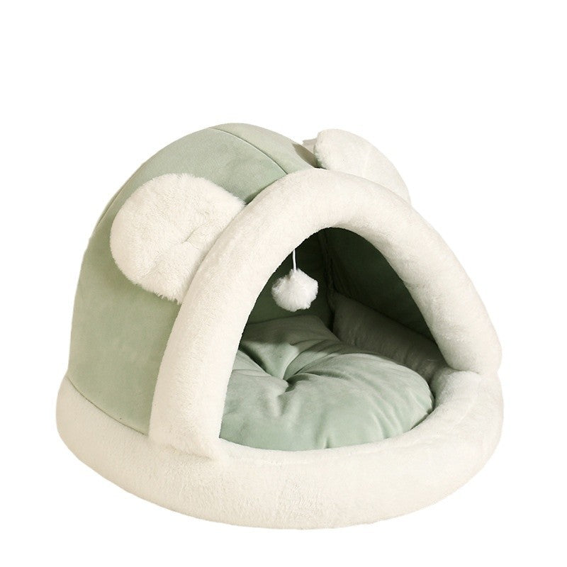 Pet Tent Cave Bed For Cats Small Dogs - Comfortable Pet Sleeping Bed