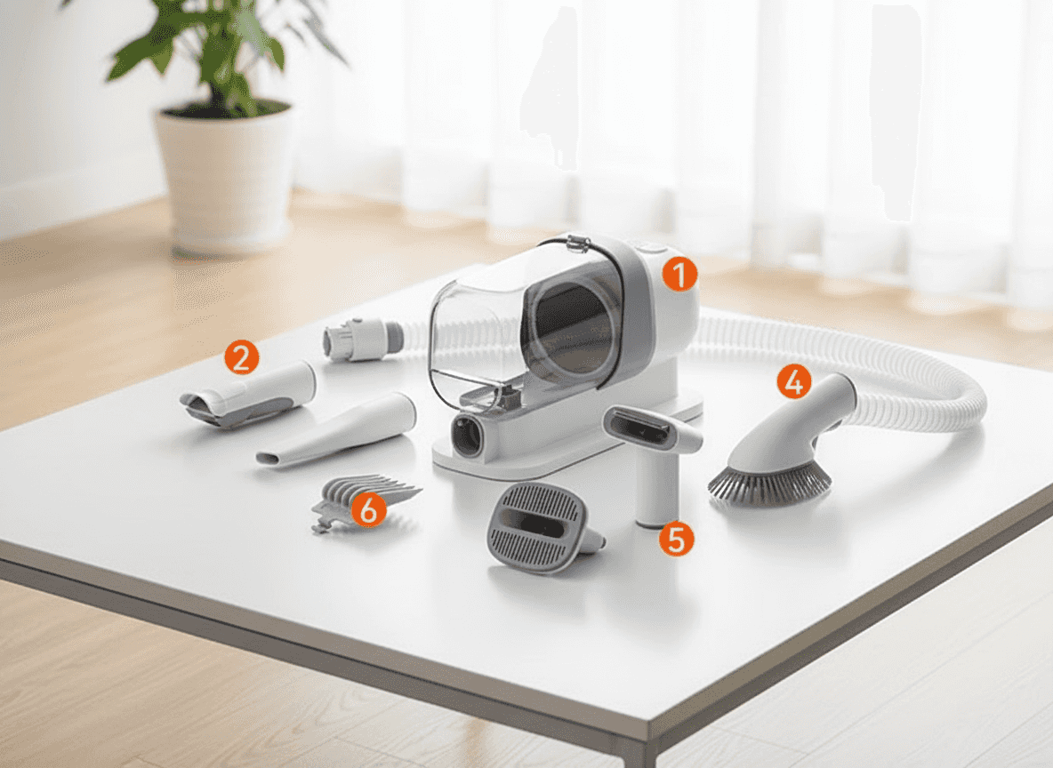 Cordless Pet Grooming Vacuum for Easy Mobility - Rechargeable - Purrfect Pet Haven