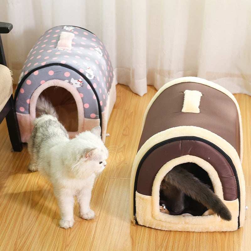 Cozy Cat Nest for Deep Sleep & Comfort - Purrfect Pet Haven