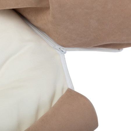 Close-up of Wefulfil Cozy Pet Tunnel Bed showing the soft fabric and zipper detail
