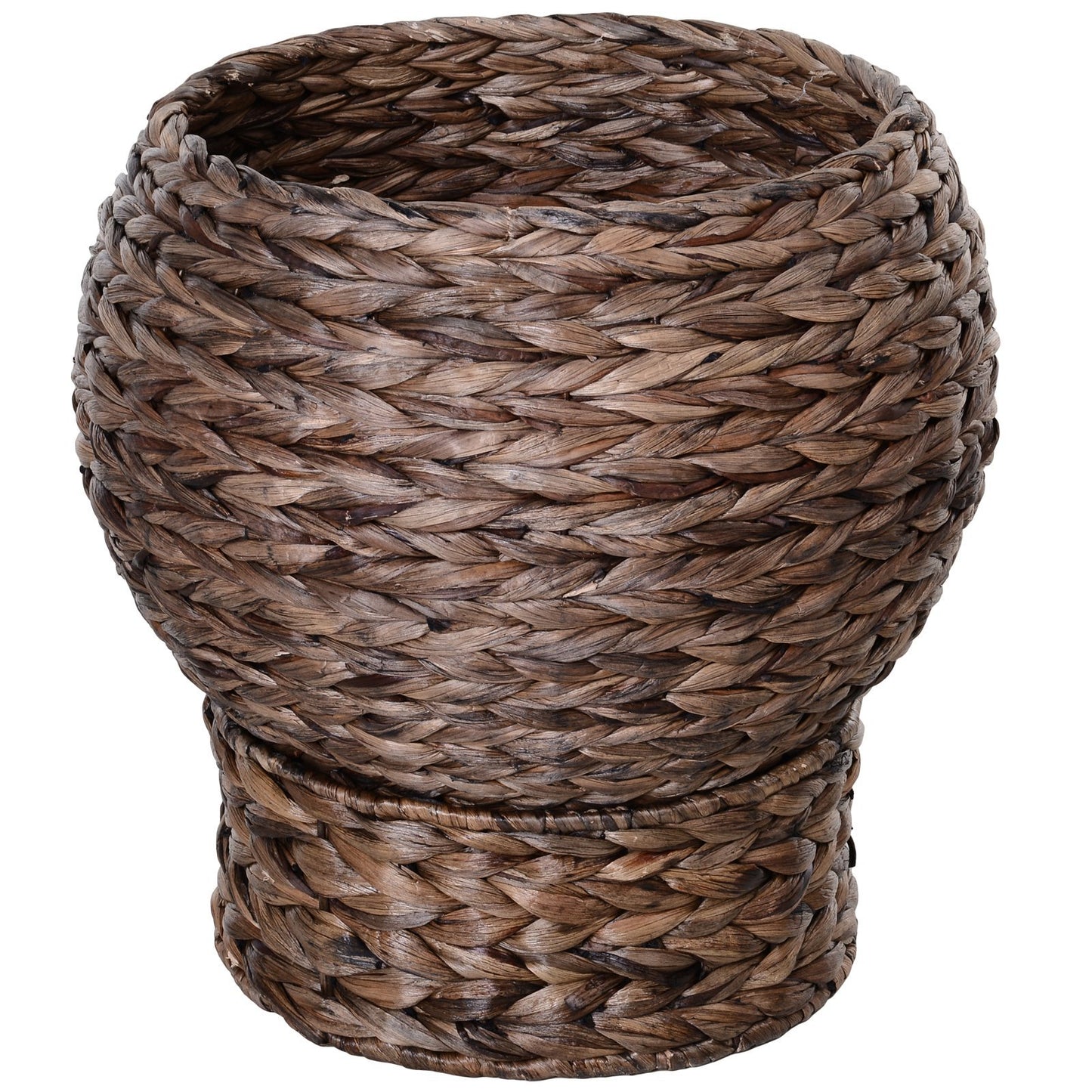 Wefulfil Cozy Wicker Pet Bed Dome made of woven natural brown wicker for small pets