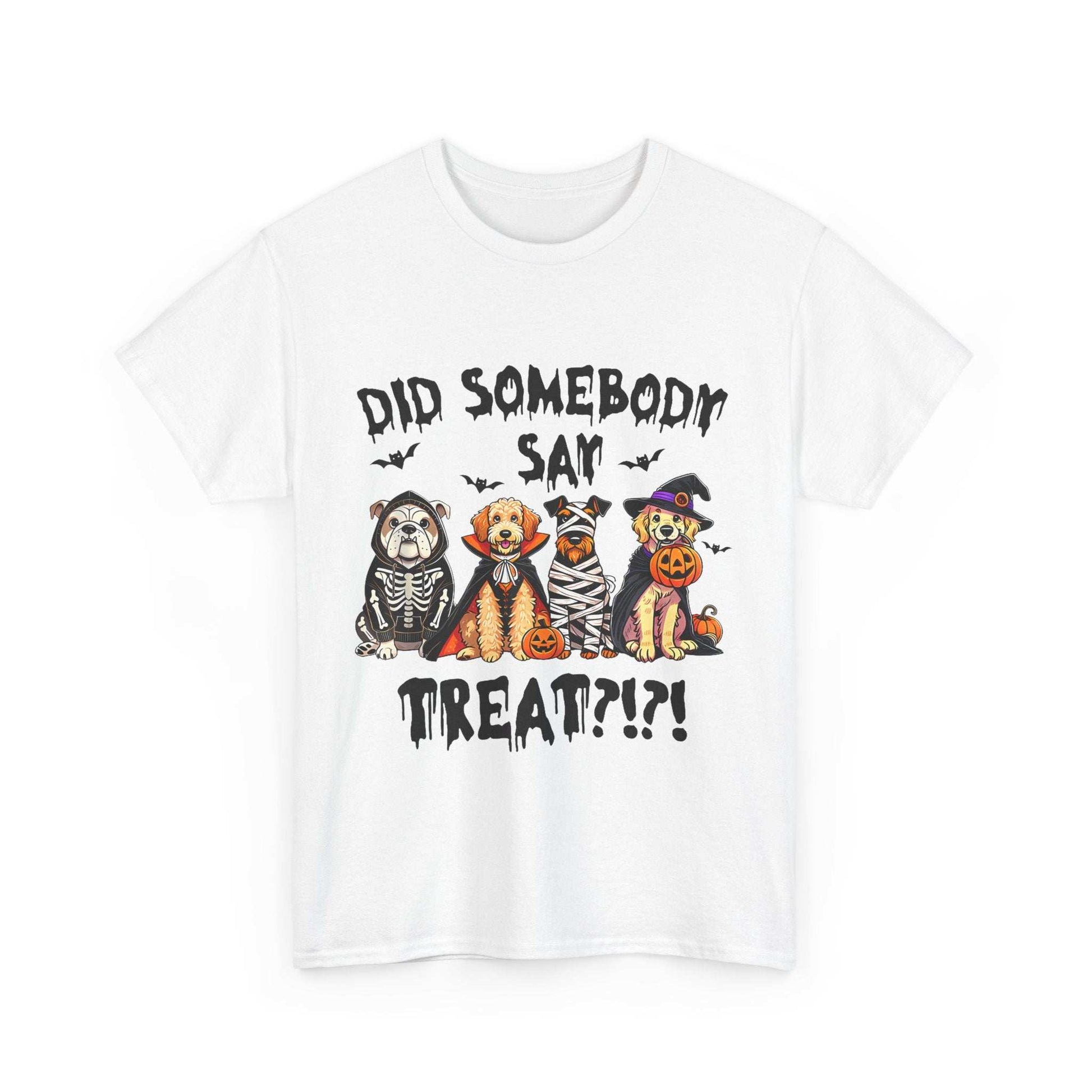 Halloween Pet Costume Tee - Unisex Heavy Cotton T-Shirt - Purrfect Pet Haven