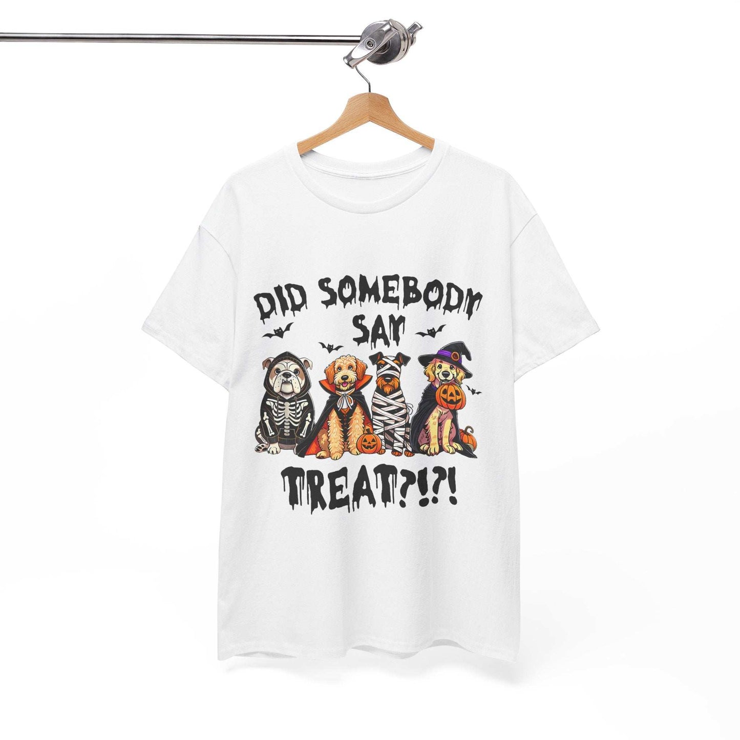 Halloween Pet Costume Tee - Unisex Heavy Cotton T-Shirt - Purrfect Pet Haven