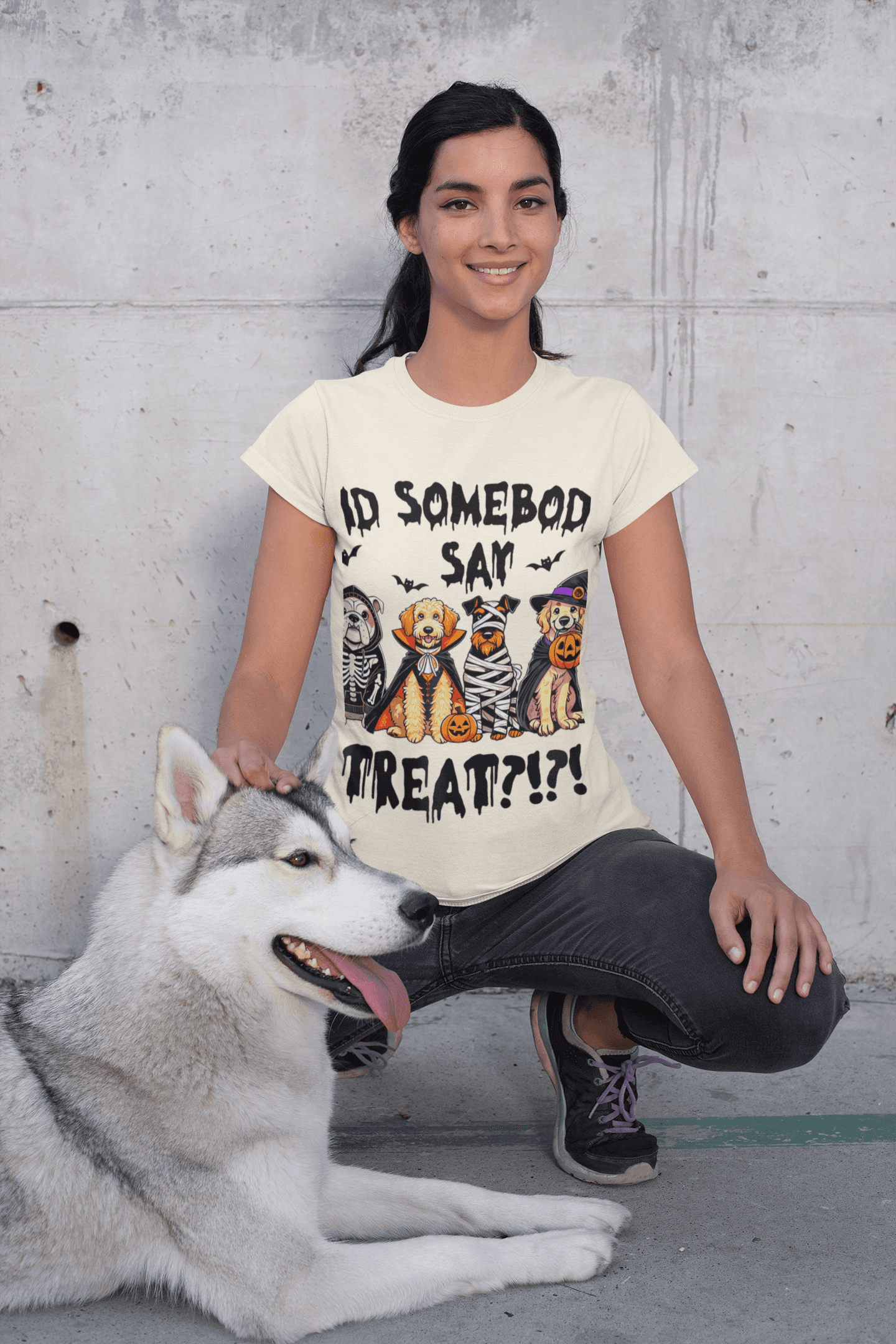 Halloween Pet Costume Tee - Unisex Heavy Cotton T-Shirt - Purrfect Pet Haven