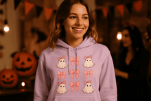 Cute Ghost Bows Hoodie Sweatshirt - Adorable Halloween Style - Purrfect Pet Haven