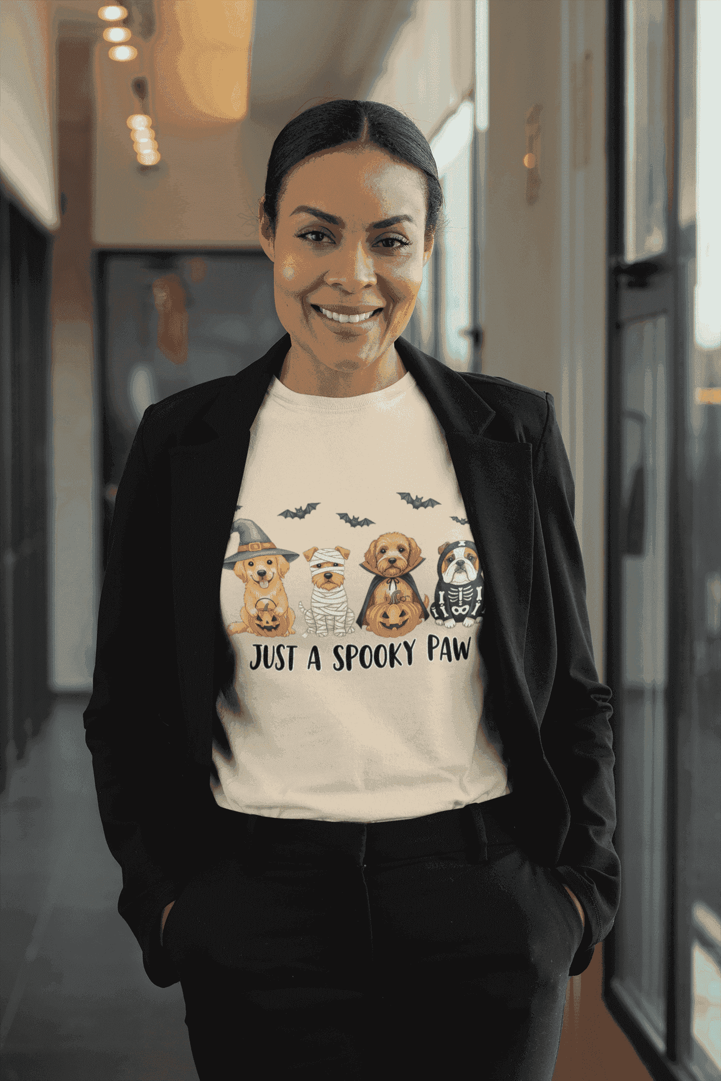 Halloween Dog Lovers - Unisex Tee Spooky Pet Shirt - Purrfect Pet Haven