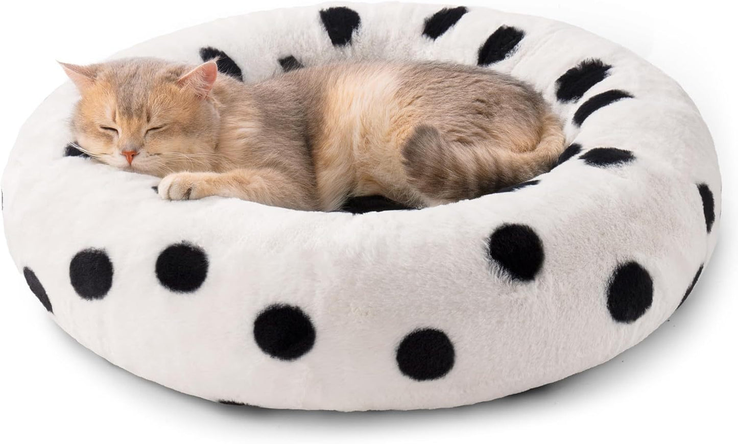 Polka Dot Donut Pet Bed - 23 Inch Round
