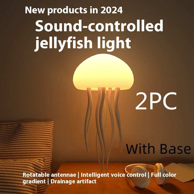 Portable LED Jellyfish Mood Lamp - Smart Night Light - Purrfect Pet Haven