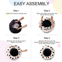 Polka Dot Donut Pet Bed - 23 Inch Round