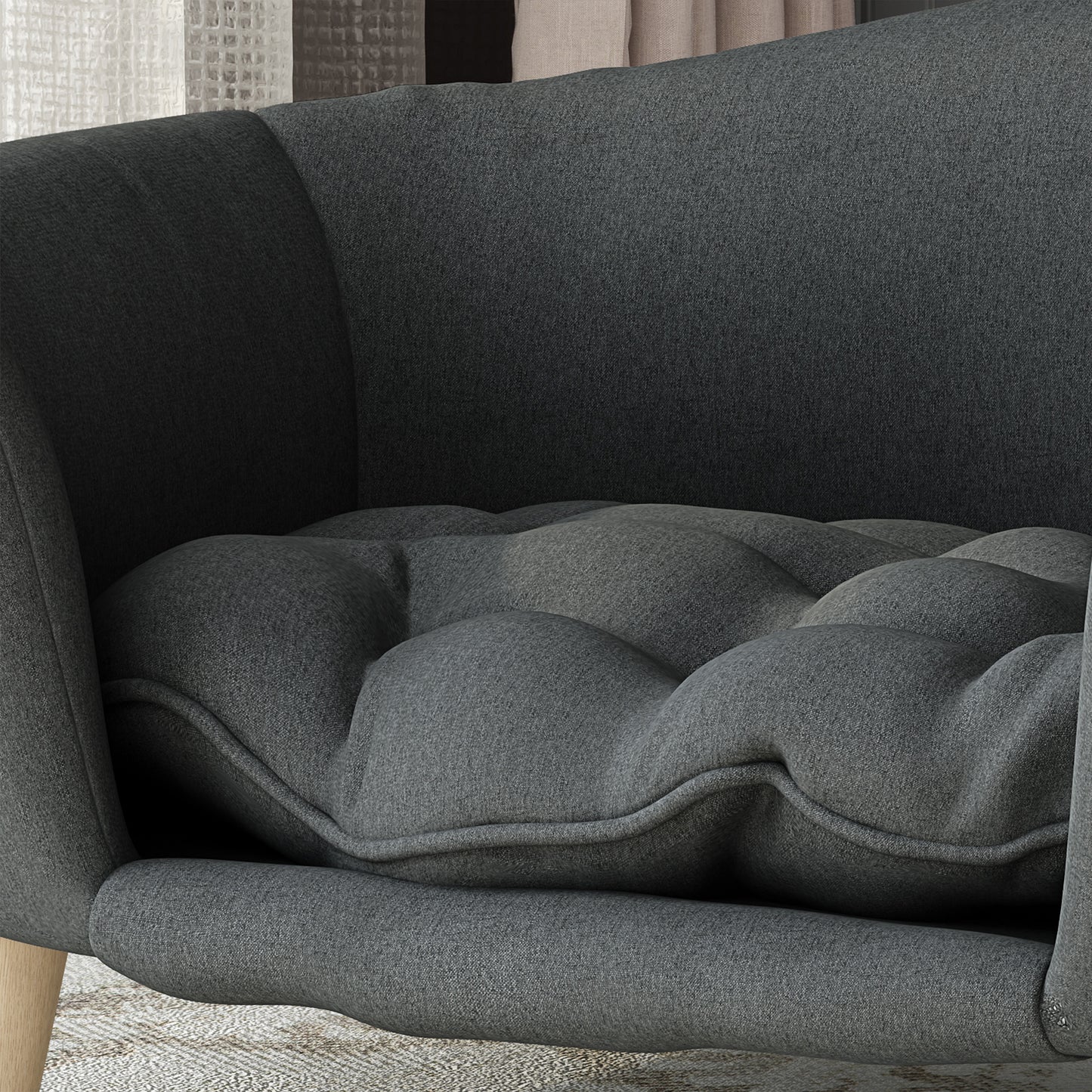 Luxurious Modern Dog Couch - Birch Wood
