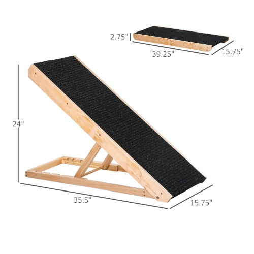Elevated Pet Ramp - Height Adjustable Foldable