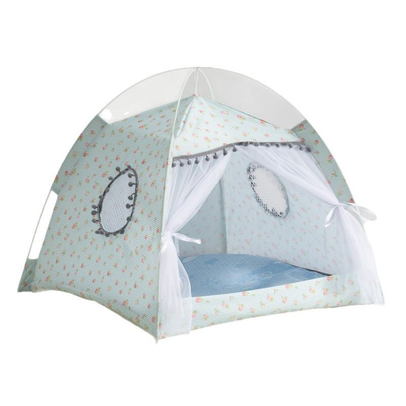 Portable Cat Tent Nest with Summer Bug Screen