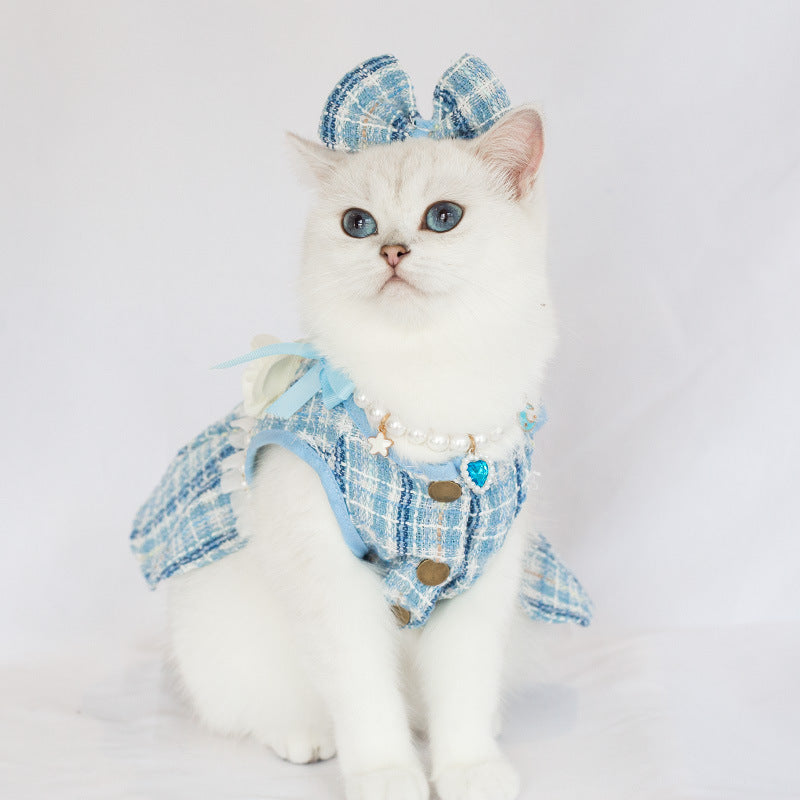 Pet Skirt Cat Fashion Cute Dress