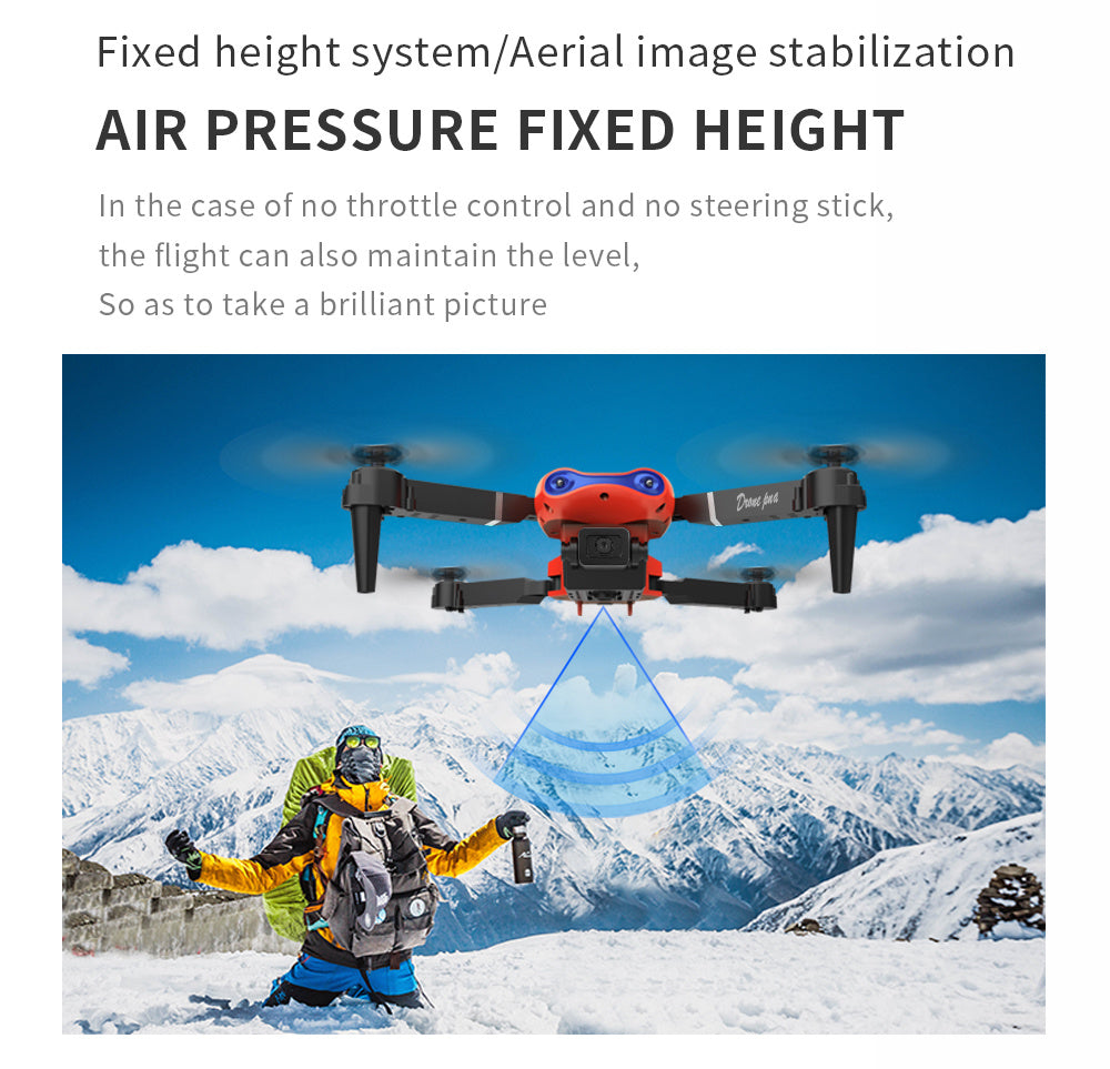 E99 Smart Pet Photography Drone - Foldable RC Camera with Real-Time Video