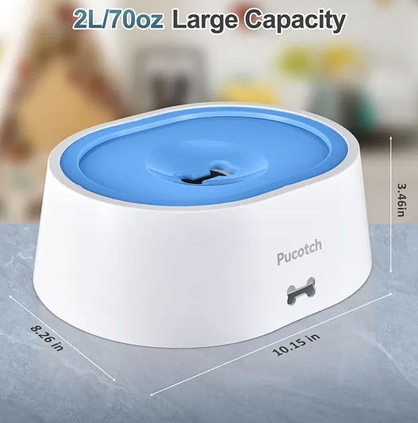 No Spill Dog Water Bowl - 2L Large