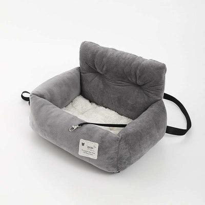 Soft Plush Nest Pet Bed Car Seat - Secure Your Pet