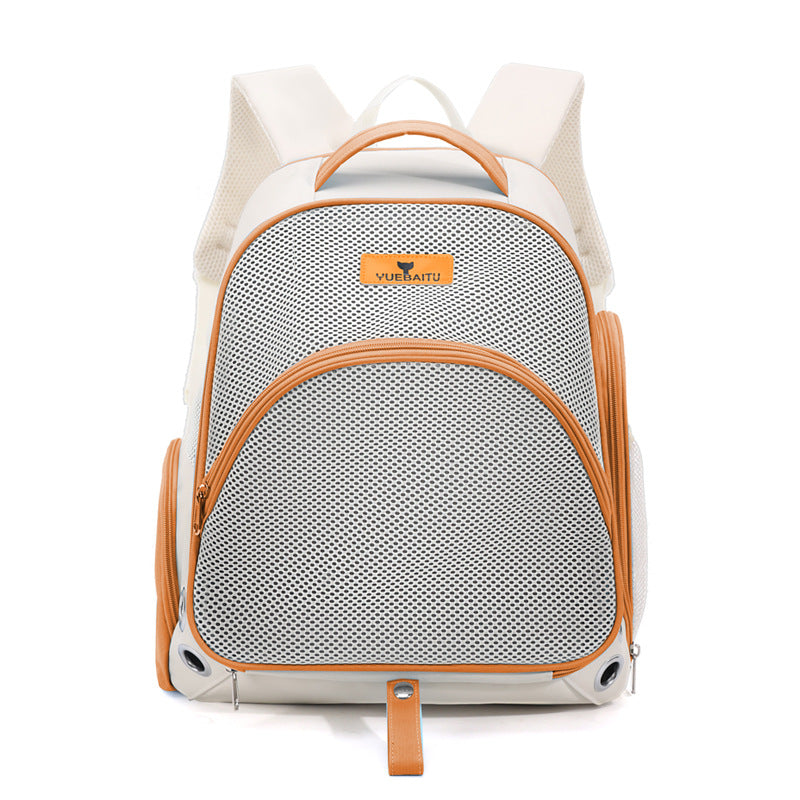 Double Shoulder Backpack Cat Bag Portable Foldable Pet Carrier