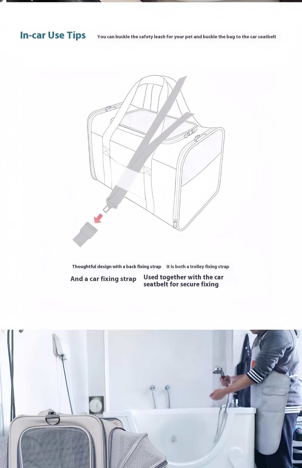 Portable Pet Carrier for Cats and Small Dogs - Breathable Travel Backpack
