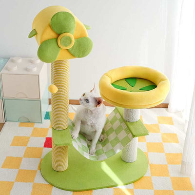 Cat Climbing Frame - Multi-Level Tower with Scratching Posts - Purrfect Pet Haven