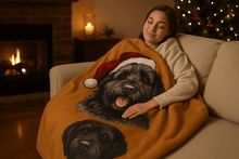 Dog Holiday Plush Blanket - Cozy Christmas Throw for Pet Lovers - Purrfect Pet Haven