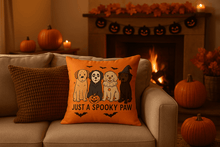 Halloween Dog Pillow - Just A Spooky Paw Pet Decor Cushion - Purrfect Pet Haven