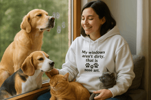 Window Nose Art Hoodie Sweatshirt - Pet Parent Comfort - Purrfect Pet Haven