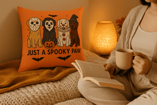 Halloween Dog Pillow - Just A Spooky Paw Pet Decor Cushion - Purrfect Pet Haven