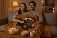 Dog Holiday Plush Blanket - Cozy Christmas Throw for Pet Lovers - Purrfect Pet Haven