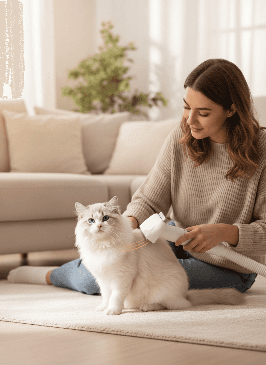 Cordless Pet Grooming Vacuum for Easy Mobility - Rechargeable - Purrfect Pet Haven
