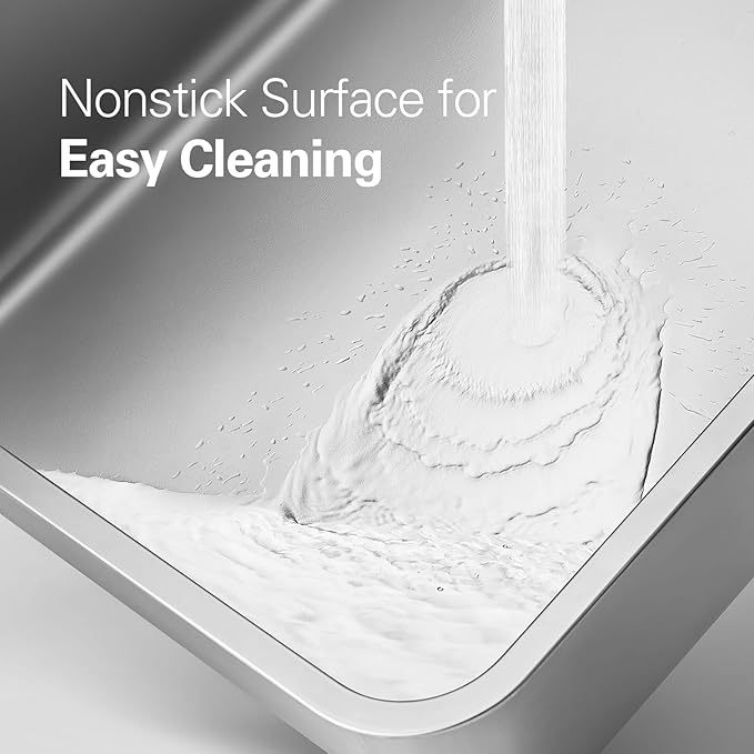 Wefulfil pet supplies Large 6 Inch Bottom Basin with nonstick surface for easy cleaning