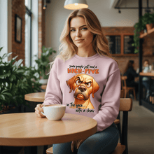 High Five Face Dog Crewneck - Funny Sarcastic Sweatshirt - Purrfect Pet Haven