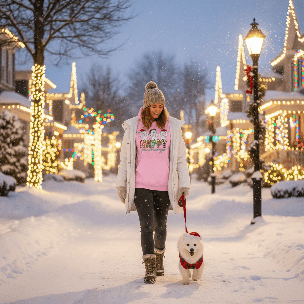 Pawlidays Hoodie - Cute Christmas Pet Lover Sweatshirt - Purrfect Pet Haven