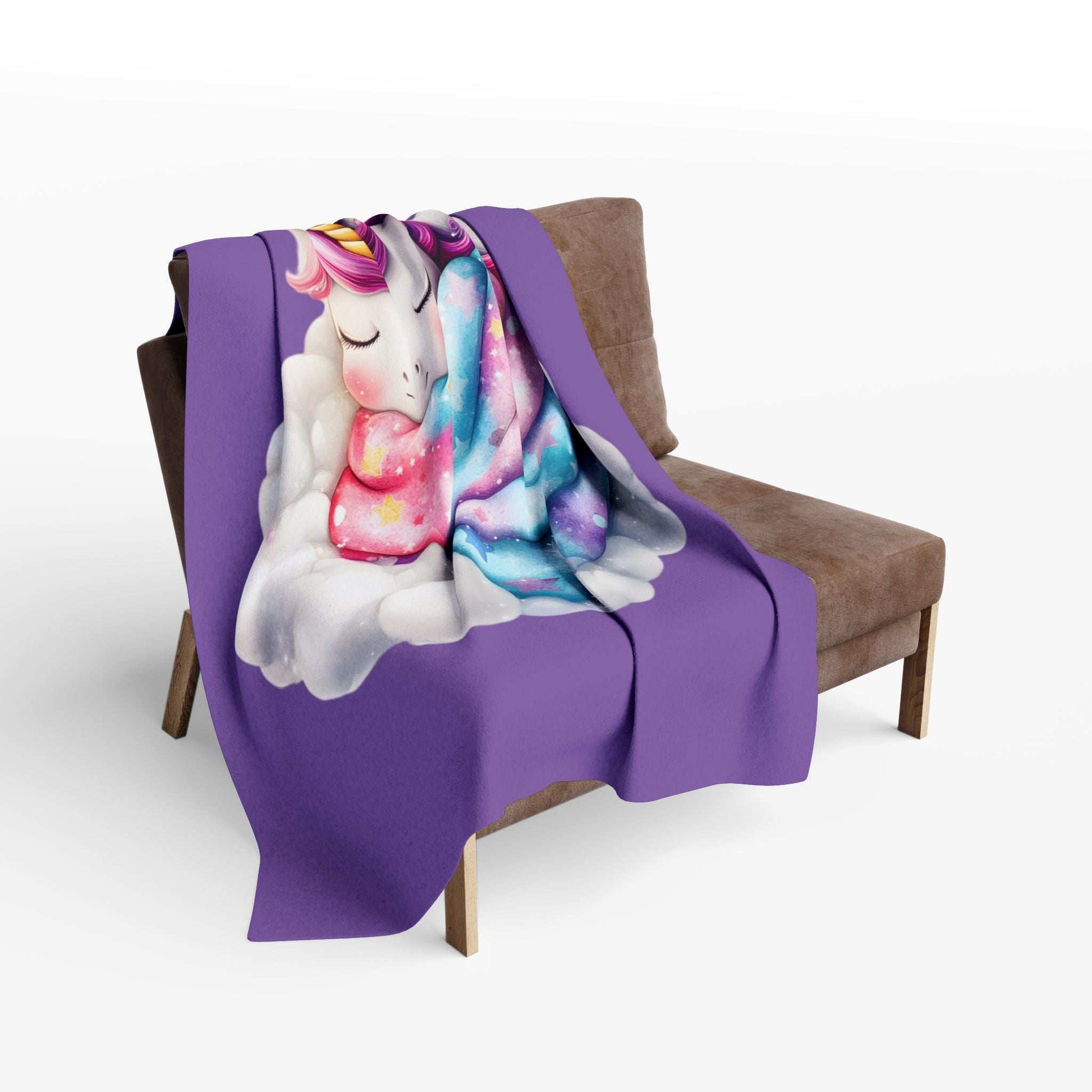 Whimsical Unicorn Fleece Blanket - Cozy Throw for Kids - Purrfect Pet Haven