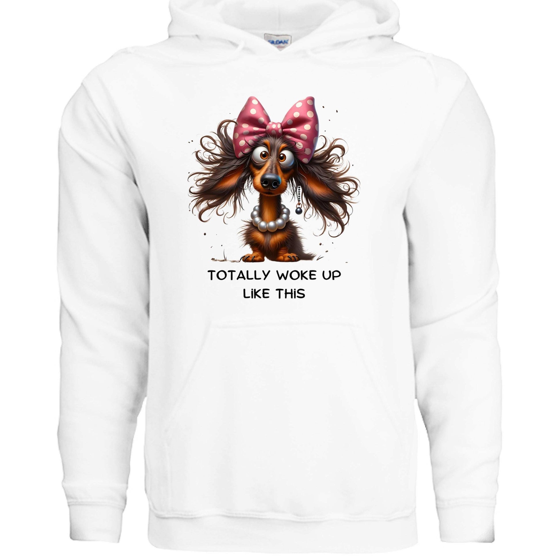 Funny Dog Hoodie - Woke Up Like This Sweatshirt - Purrfect Pet Haven