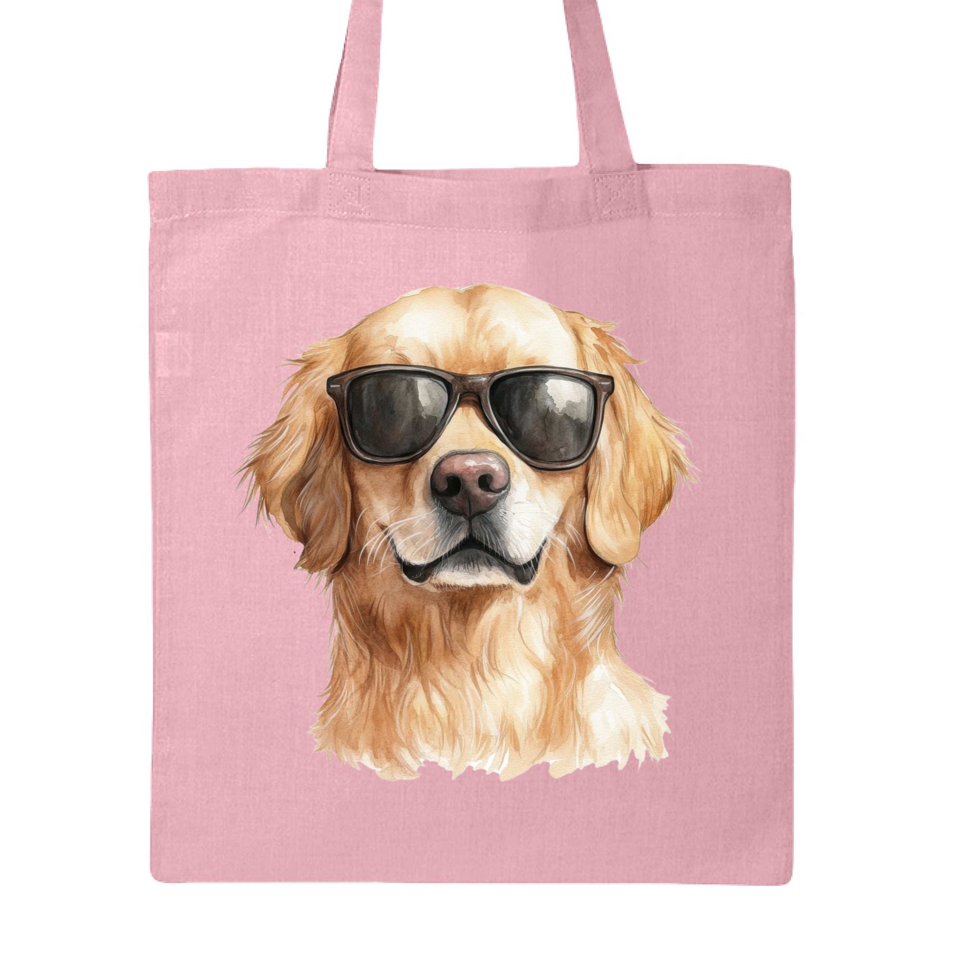 Golden Retriever Sunglasses Tote Bag - Cool Dog Canvas - Purrfect Pet Haven