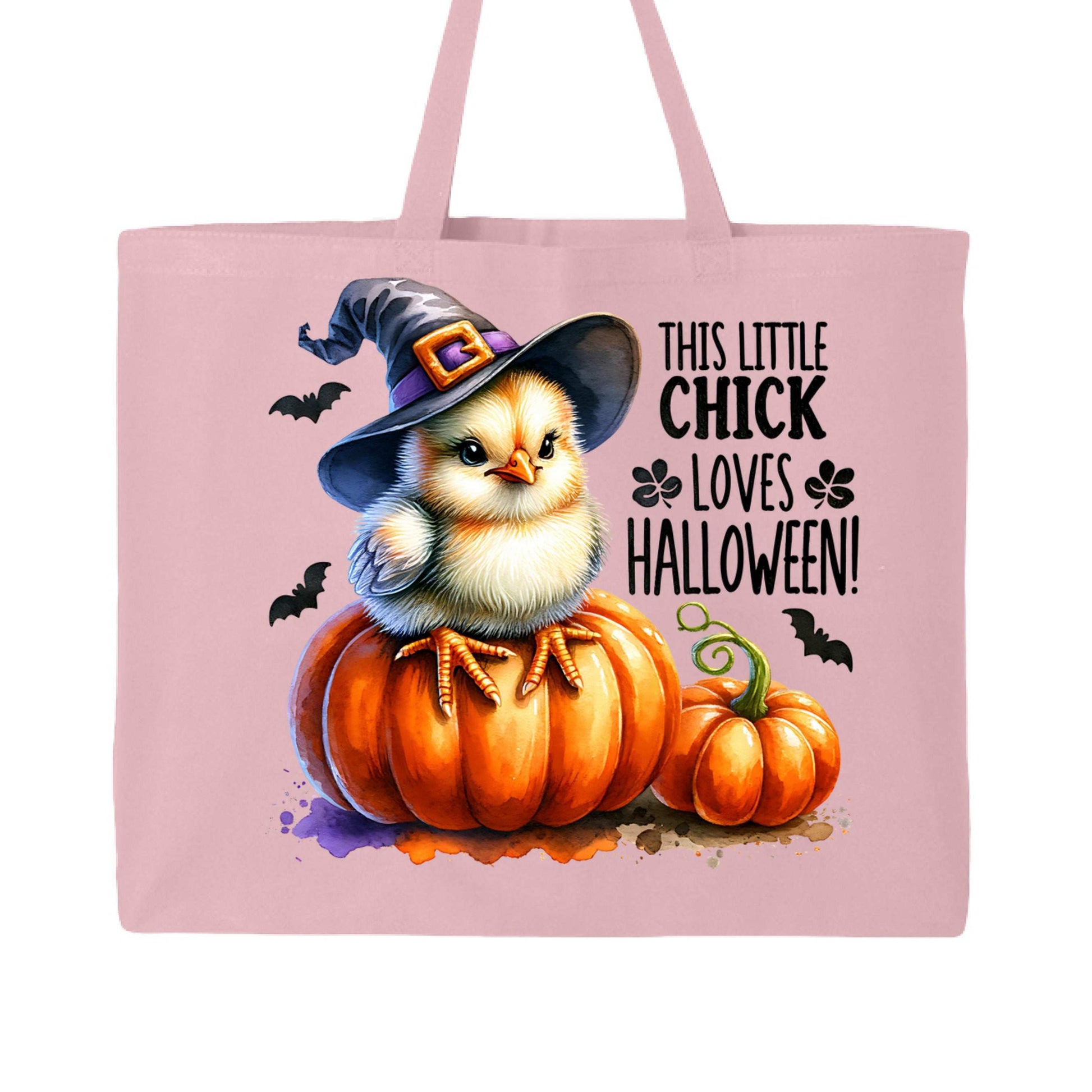Halloween Chick Tote Bag for Trick-or-Treating - Cute Witch - Purrfect Pet Haven