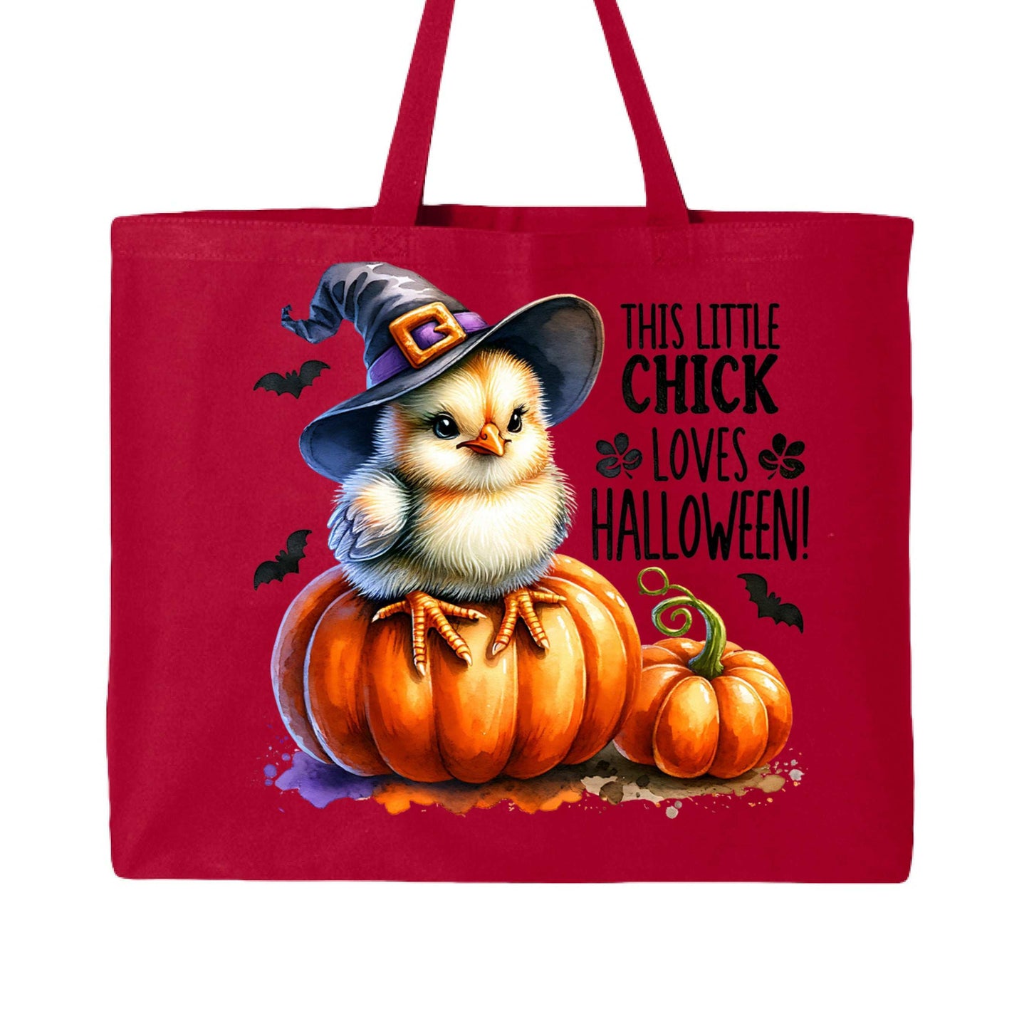 Halloween Chick Tote Bag for Trick-or-Treating - Cute Witch - Purrfect Pet Haven