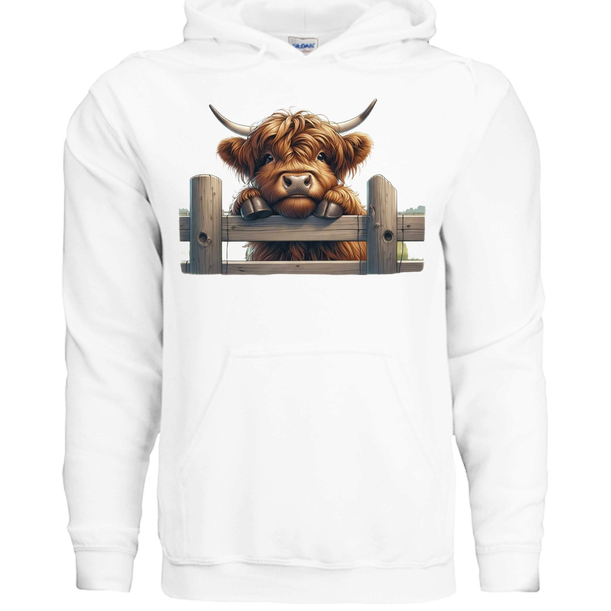 Highland Cow Hoodie with Fluffy Design for Farm Lovers - Purrfect Pet Haven