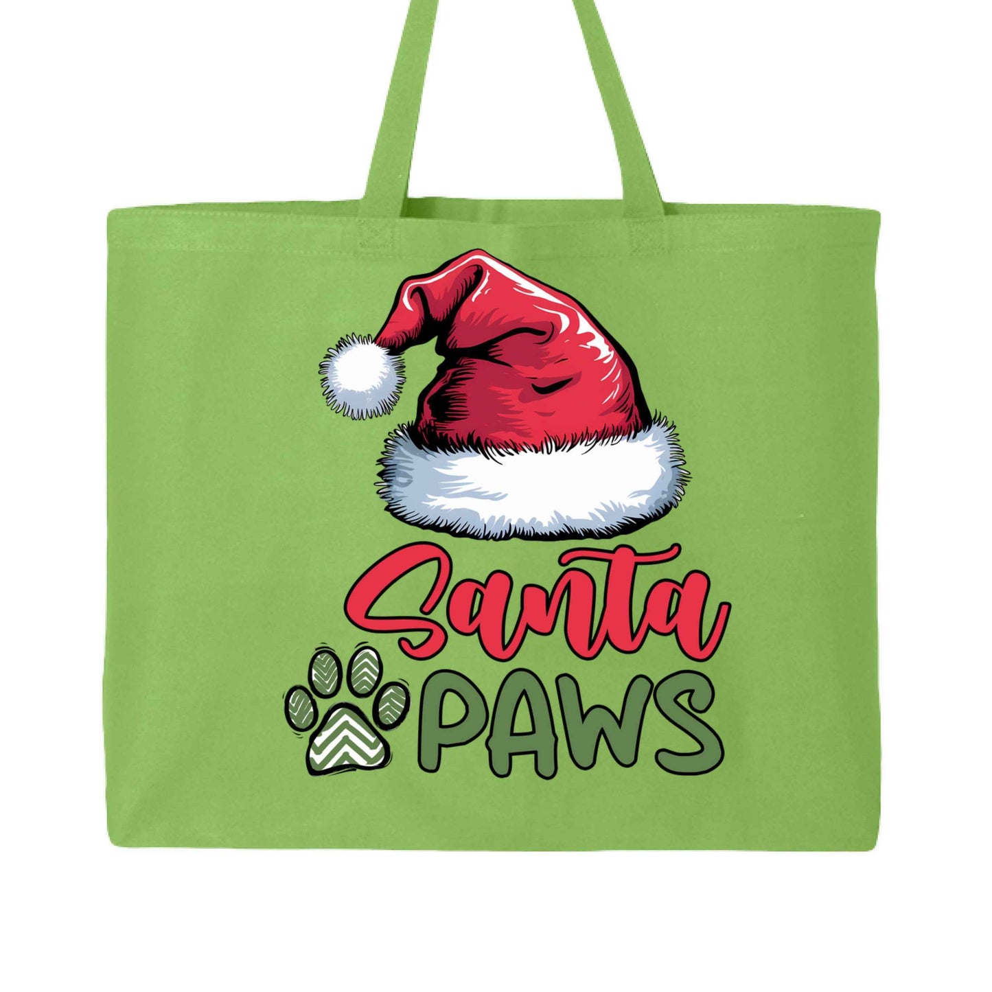 Santa Paws Holiday Tote with Santa Hat for Dog Lovers - Purrfect Pet Haven