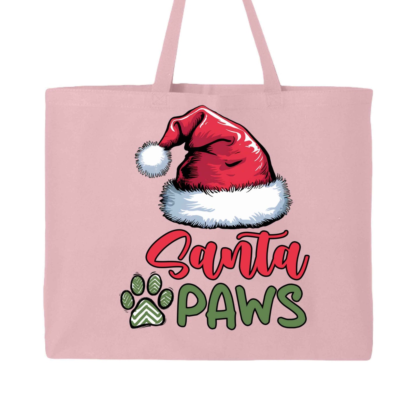 Santa Paws Holiday Tote with Santa Hat for Dog Lovers - Purrfect Pet Haven