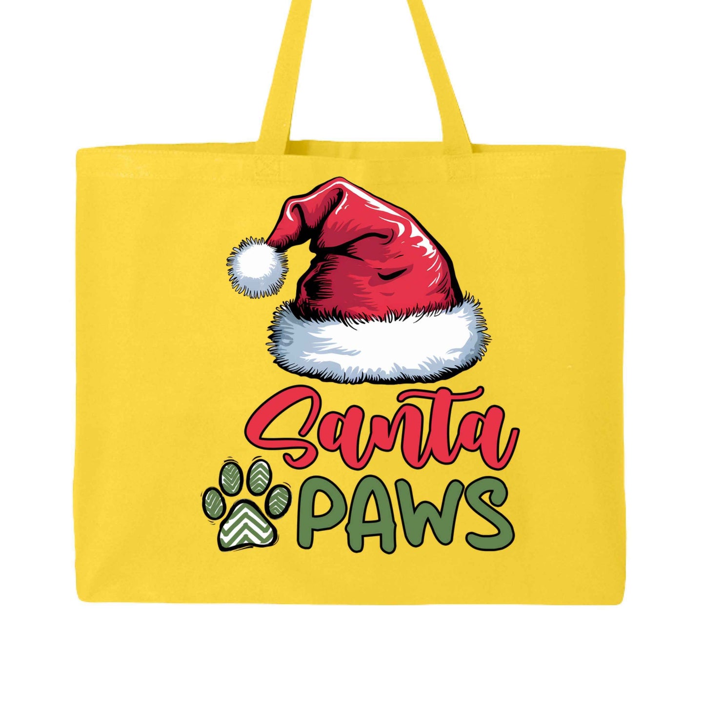 Santa Paws Holiday Tote with Santa Hat for Dog Lovers - Purrfect Pet Haven