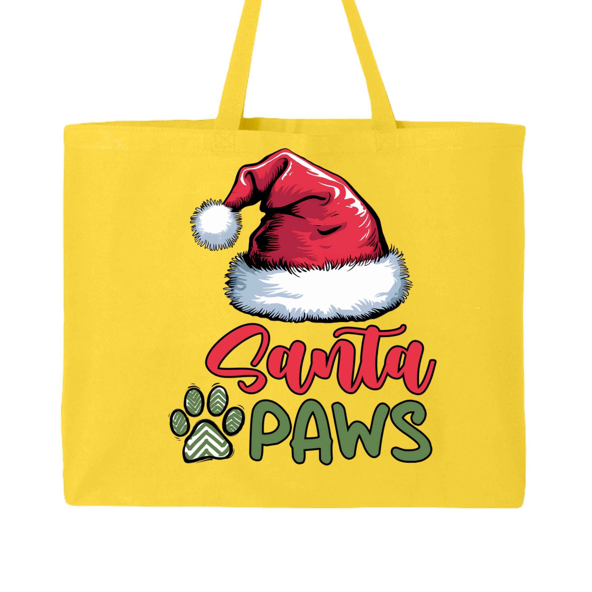 Santa Paws Holiday Tote with Santa Hat for Dog Lovers - Purrfect Pet Haven