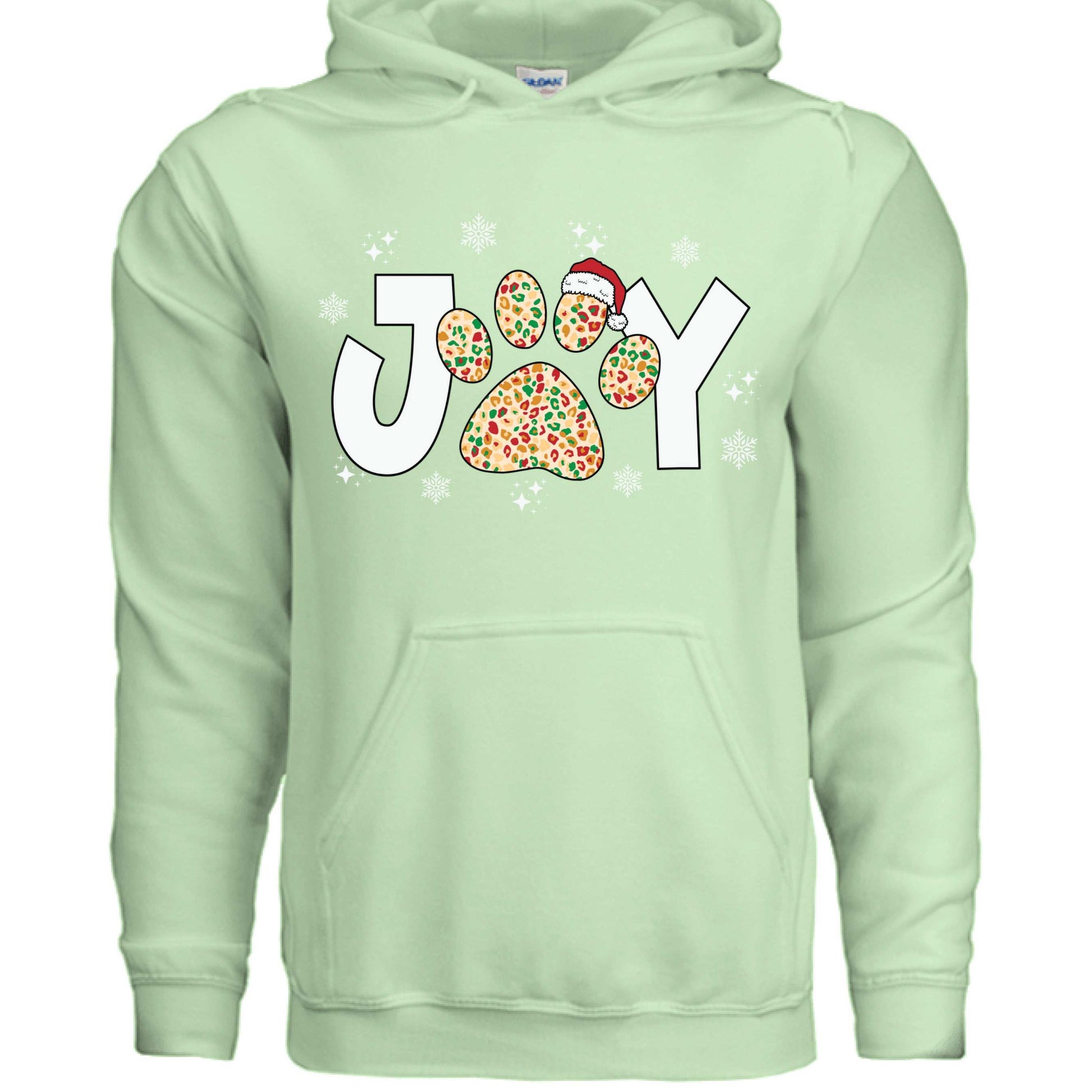 Joy Paw Hoodie - Festive Christmas Pet Lover Sweatshirt - Purrfect Pet Haven
