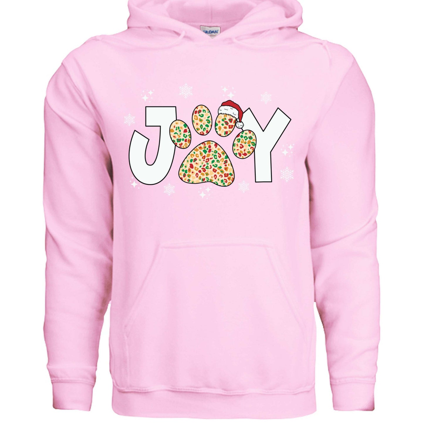 Joy Paw Hoodie - Festive Christmas Pet Lover Sweatshirt - Purrfect Pet Haven