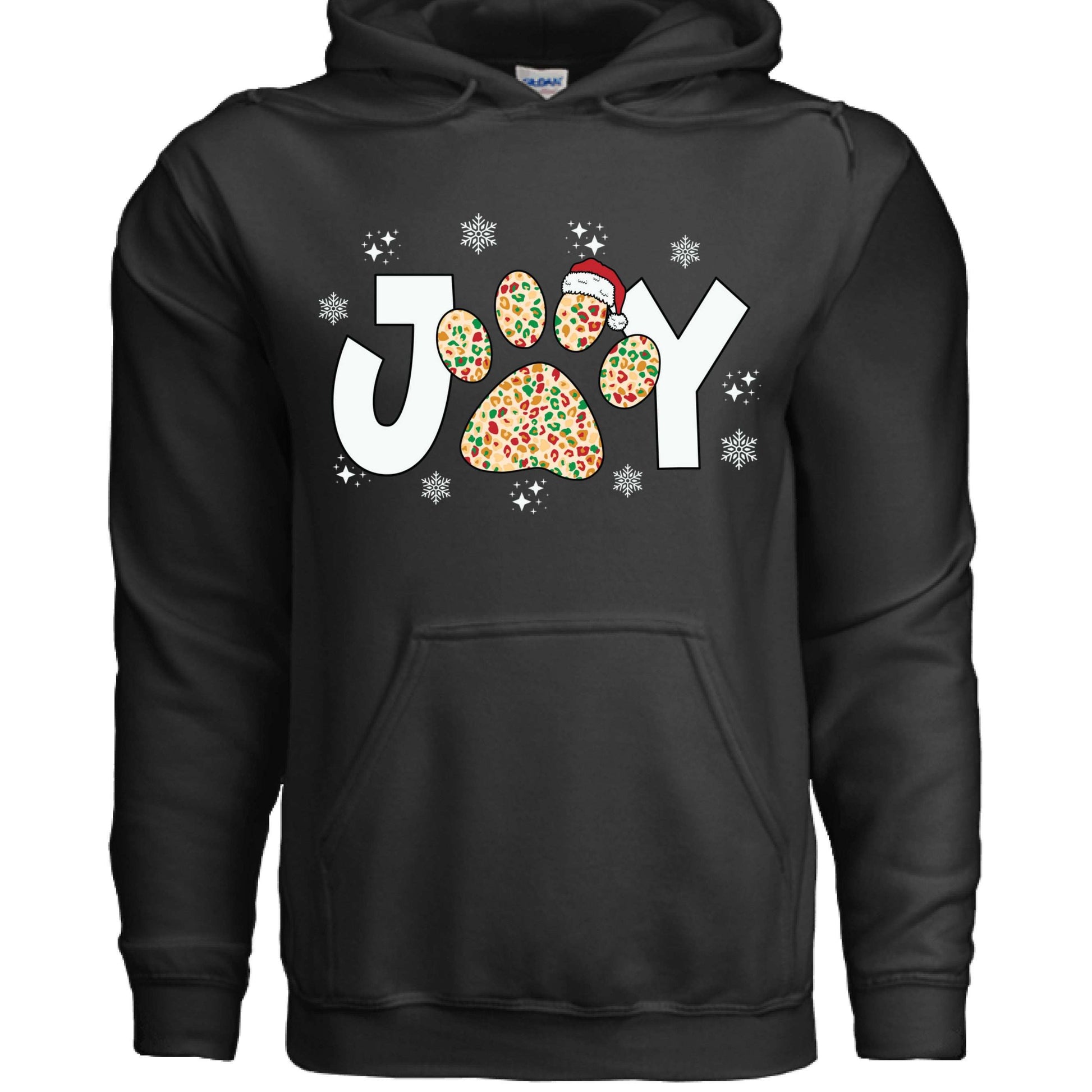 Joy Paw Hoodie - Festive Christmas Pet Lover Sweatshirt - Purrfect Pet Haven