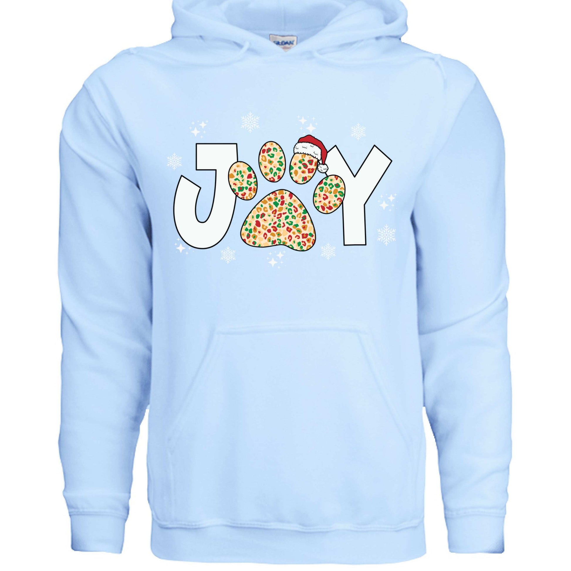 Joy Paw Hoodie - Festive Christmas Pet Lover Sweatshirt - Purrfect Pet Haven