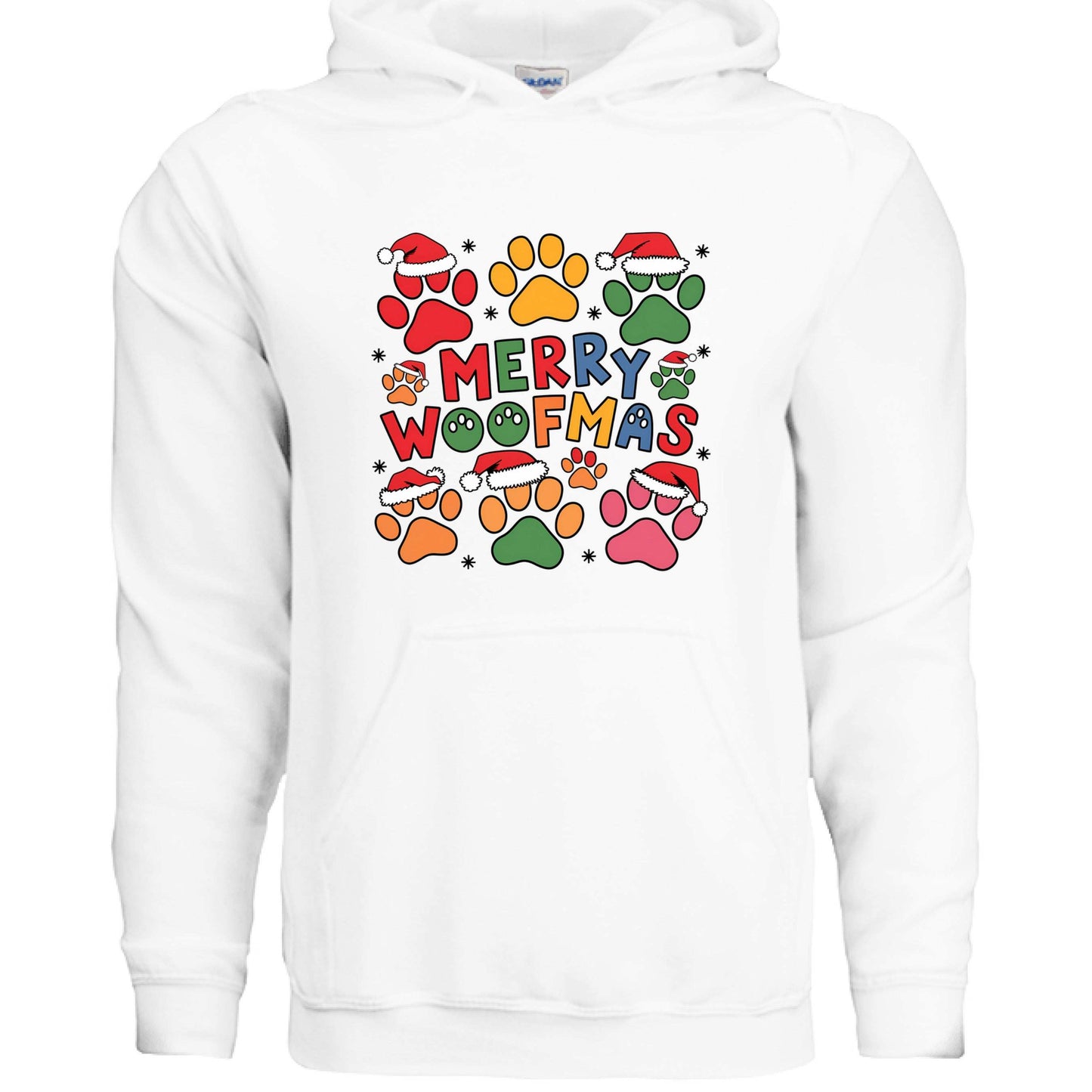 Woofmas Hoodie - Funny Christmas Dog Lover Sweatshirt - Purrfect Pet Haven